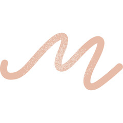 Beige Grainy Stipple Squiggle 