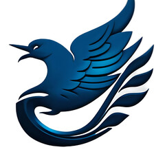 minimalist bird logo