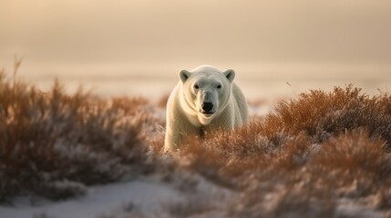 A stunning portrait of a Polar Bear