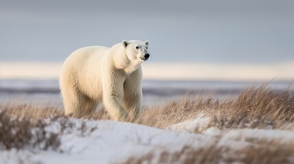 Obraz na płótnie Canvas The regal beauty of the Polar Bear