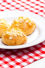 still lif of  almond buns