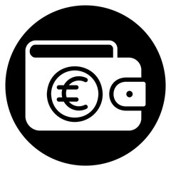 wallet glyph icon