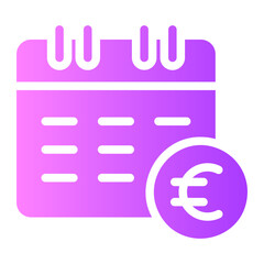 calendar gradient icon