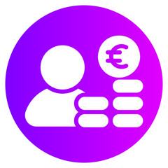 income gradient icon