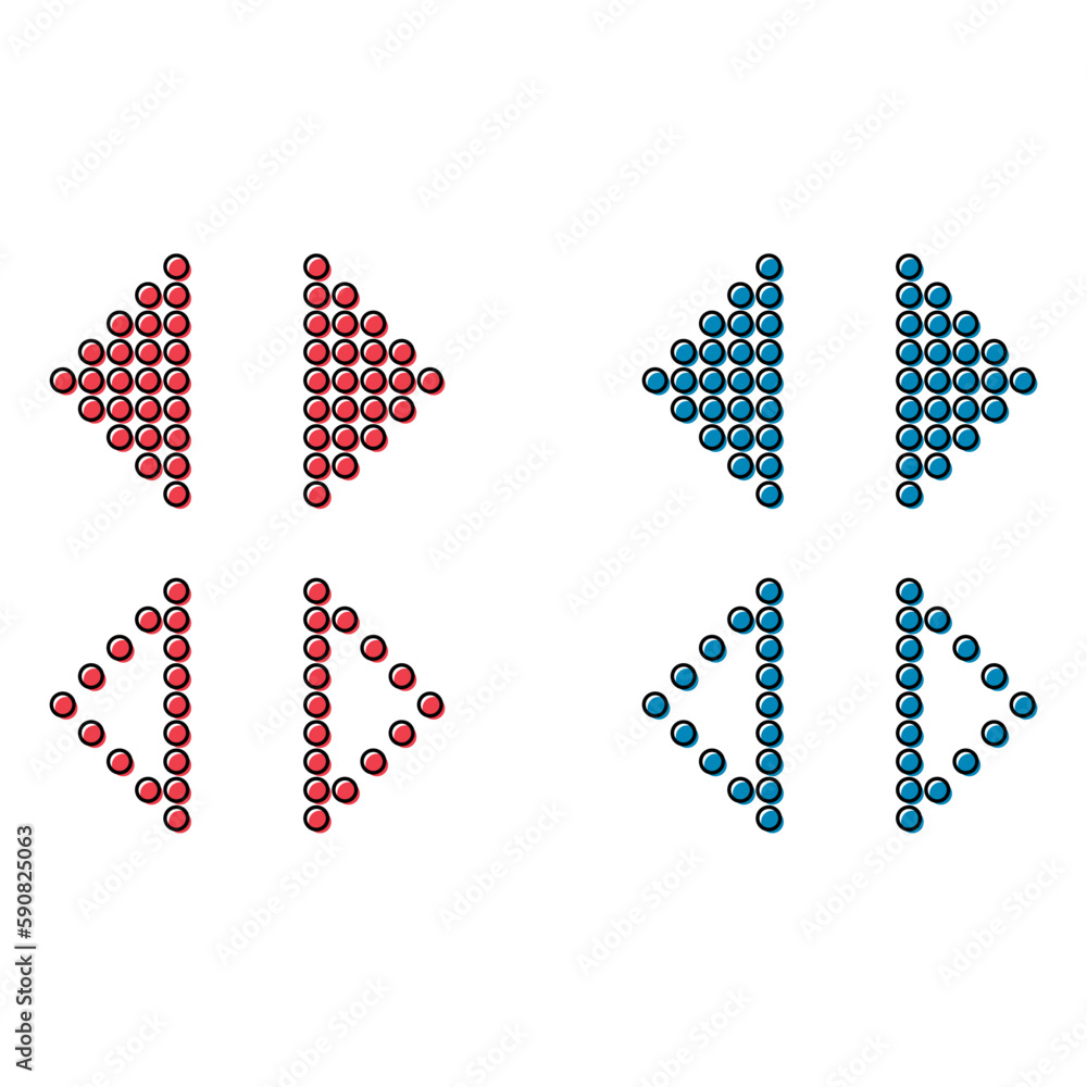 Poster set of swipe up internet button, online web design arrow move icon, vector illustration