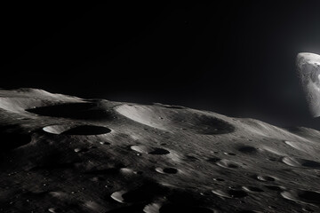 Fototapeta na wymiar surface moon