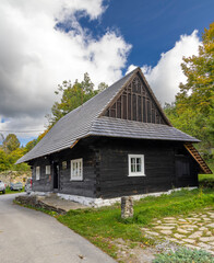Fototapeta na wymiar Janosik house (Janosikov dom), Janosikovci near Terchova, Slovakia