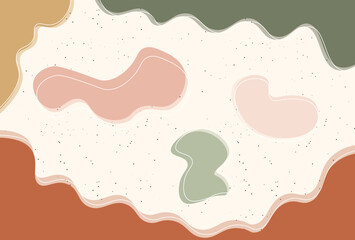 Illustration of an background with blots