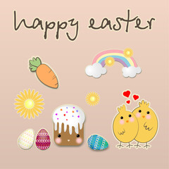 Easter stickers