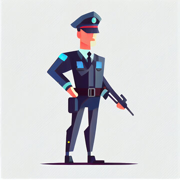 guard in uniform