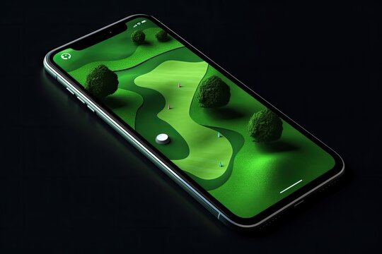 Mobile Golfing Game Concept Generative AI