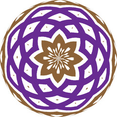 Abstract background with color shapes . Grunge mandala  for textile, fabric, wallpaper, wrapping paper..