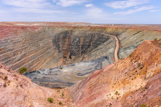 view into the underground mine, Gwalia, Sons of Gwalia, St Barbarba, goldfields, western australia, australia, ozeanien