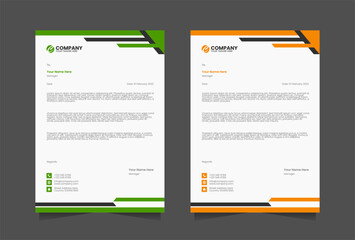 Modern Letterhead vector template