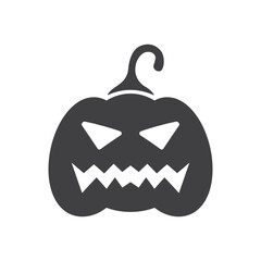 Pumpkin icon. Halloween pumpkin vector flat sign design. Pumpkin pictogram symbol. Halloween symbol. UX UI icon