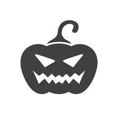Pumpkin icon. Halloween pumpkin vector flat sign design. Pumpkin pictogram symbol. Halloween symbol. UX UI icon