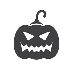 Pumpkin icon. Halloween pumpkin vector flat sign design. Pumpkin pictogram symbol. Halloween symbol. UX UI icon