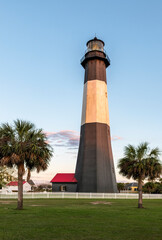 Tybee Island Light, a lighthouse next to the entrance of the Savannah River on Tybee Island, Georgia