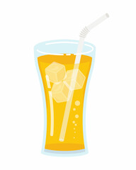 グラスに入ったオレンジジュース