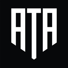 Attractive ATA Monogram Logo