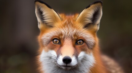 Obraz premium Majestic Red Fox Portrait