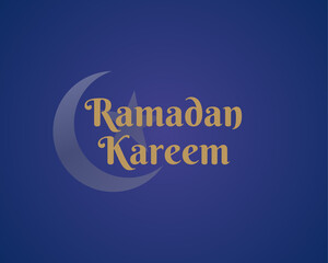 Ramzan kareem greeting card 