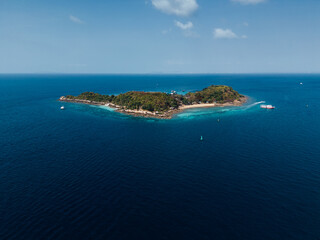 View koh sak island and Koh Larn island Pattaya Chon Buri Thailand