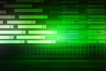 2d illustration Abstract futuristic electronic circuit technology background