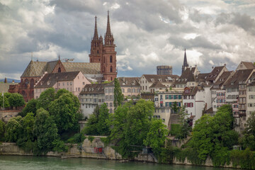 Fototapeta premium Basel view from river