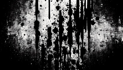 Black and White color grunge texture background Ai generated image