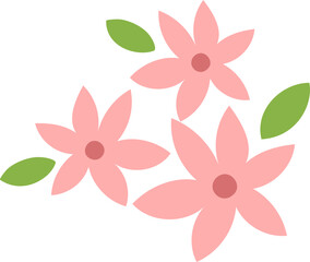 A group of flowers patterns