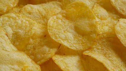 lot of chips close up. Background