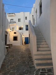 Fototapeta na wymiar narrow street in the old town in Greece