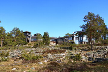 Fototapeta premium A picturesque coastal landscape on the Baltic Sea near Merihelmi in Finland
