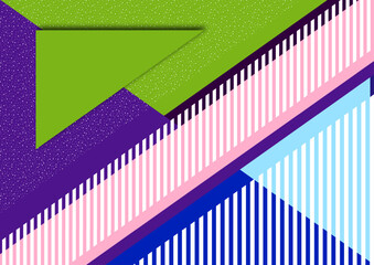 Geometric shapes and lines. Modern design, creative concept, modern diagonal abstract background. Vector