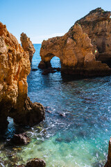 Cliffs of Lagos, Algarve, Portugal, Limestone, High Quality 