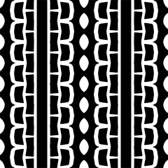 Black and white abstract patterns.Seamless monochrome repeating pattern for web page, textures, card, poster, fabric, textile.