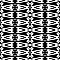Black and white abstract patterns.Seamless monochrome repeating pattern for web page, textures, card, poster, fabric, textile.