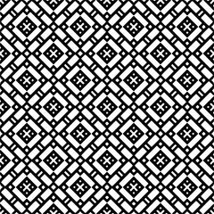 Black and white abstract patterns.Seamless monochrome repeating pattern for web page, textures, card, poster, fabric, textile.