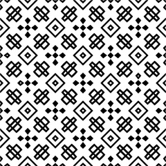 Black and white abstract patterns.Seamless monochrome repeating pattern for web page, textures, card, poster, fabric, textile.