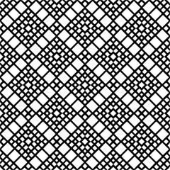 Black and white abstract patterns.Seamless monochrome repeating pattern for web page, textures, card, poster, fabric, textile.