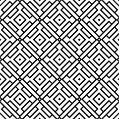 
Black and white abstract patterns.Seamless monochrome repeating pattern for web page, textures, card, poster, fabric, textile.