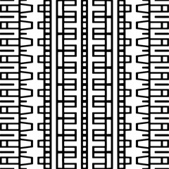 
Black and white abstract patterns.Seamless monochrome repeating pattern for web page, textures, card, poster, fabric, textile.