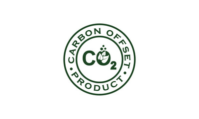 Carbon offset product icon 