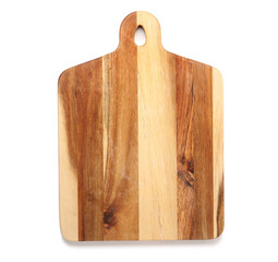 Fototapeta premium New wooden kitchen board on white background