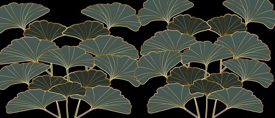 tropical leaves illustration