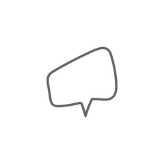 chat bubble and conversation icon