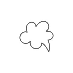 chat bubble and conversation icon