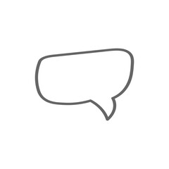 chat bubble and conversation icon
