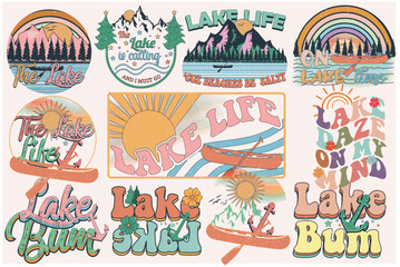 Lake Quote Sublimation Bundle Design